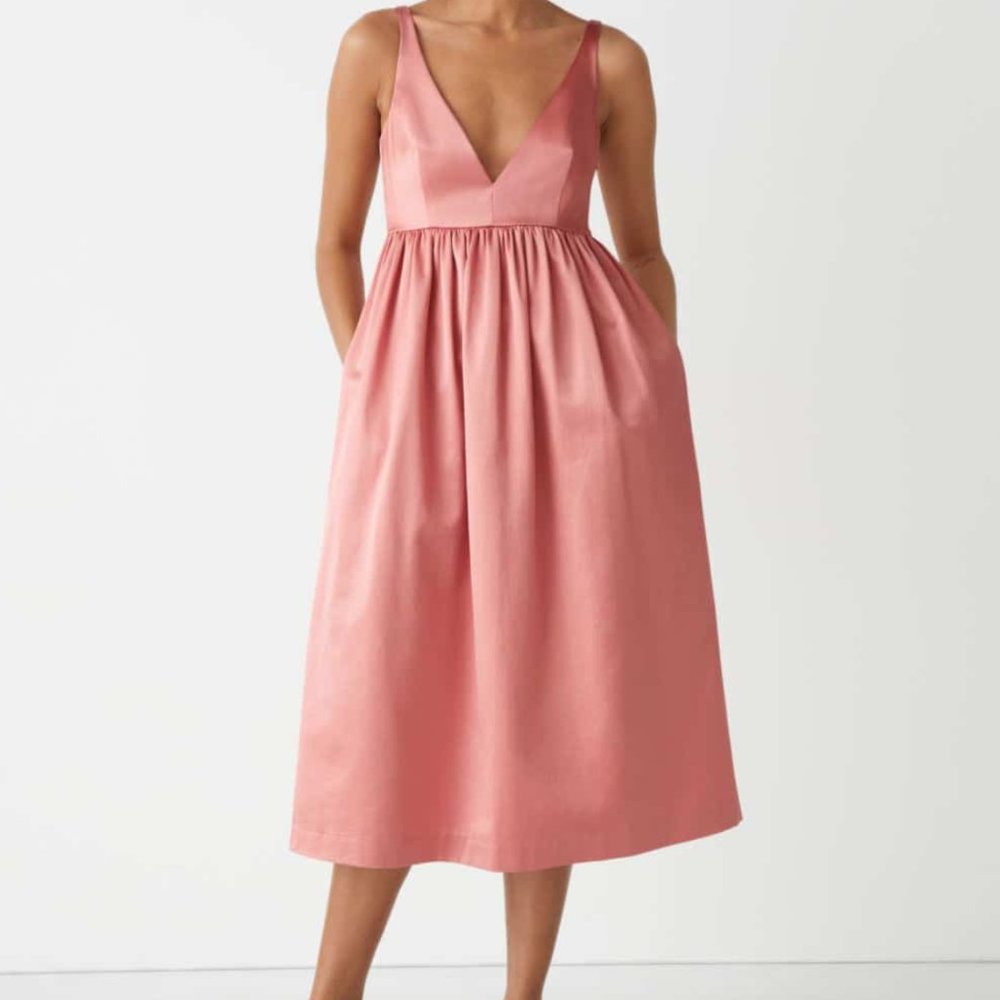 LAST CHANCE! Other Stories Flared Strappy Midi Dress NWT